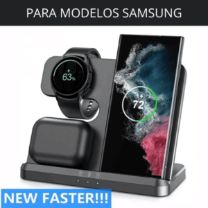 Suporte Carregador 3 em 1